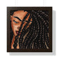 Black Woman with Braids AI Generated Art