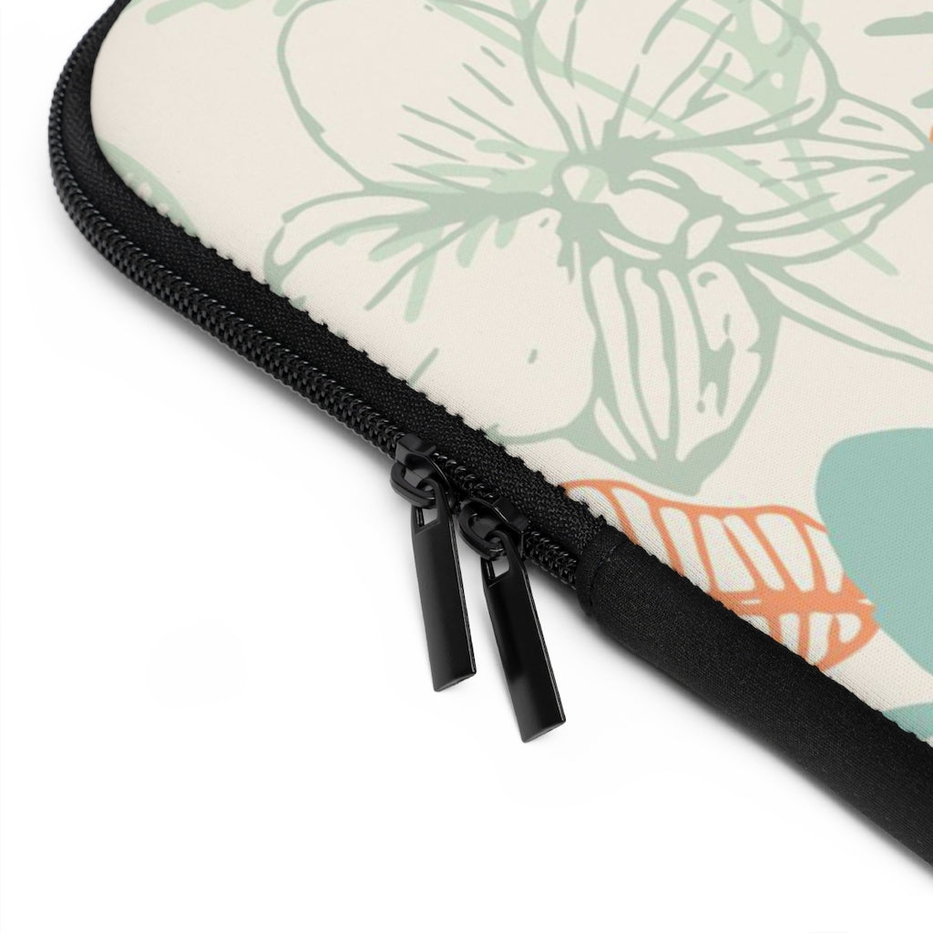 Bria Katherine Tropical Floral Print laptop and Tablet Sleeve