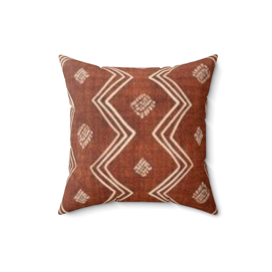 Bria Katherine Faux Suede Decorative Square Pillow