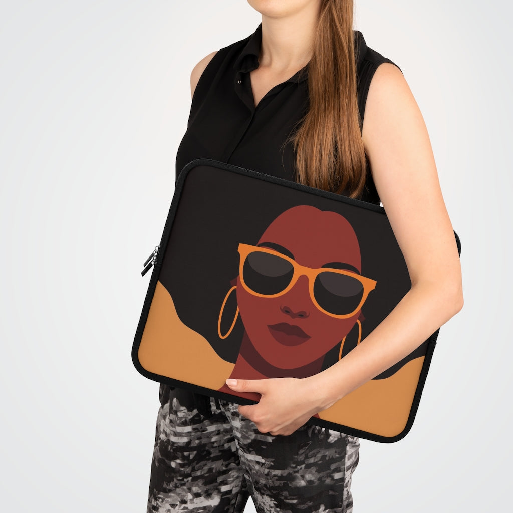 Bria Katherine Black Girl Laptop Sleeve