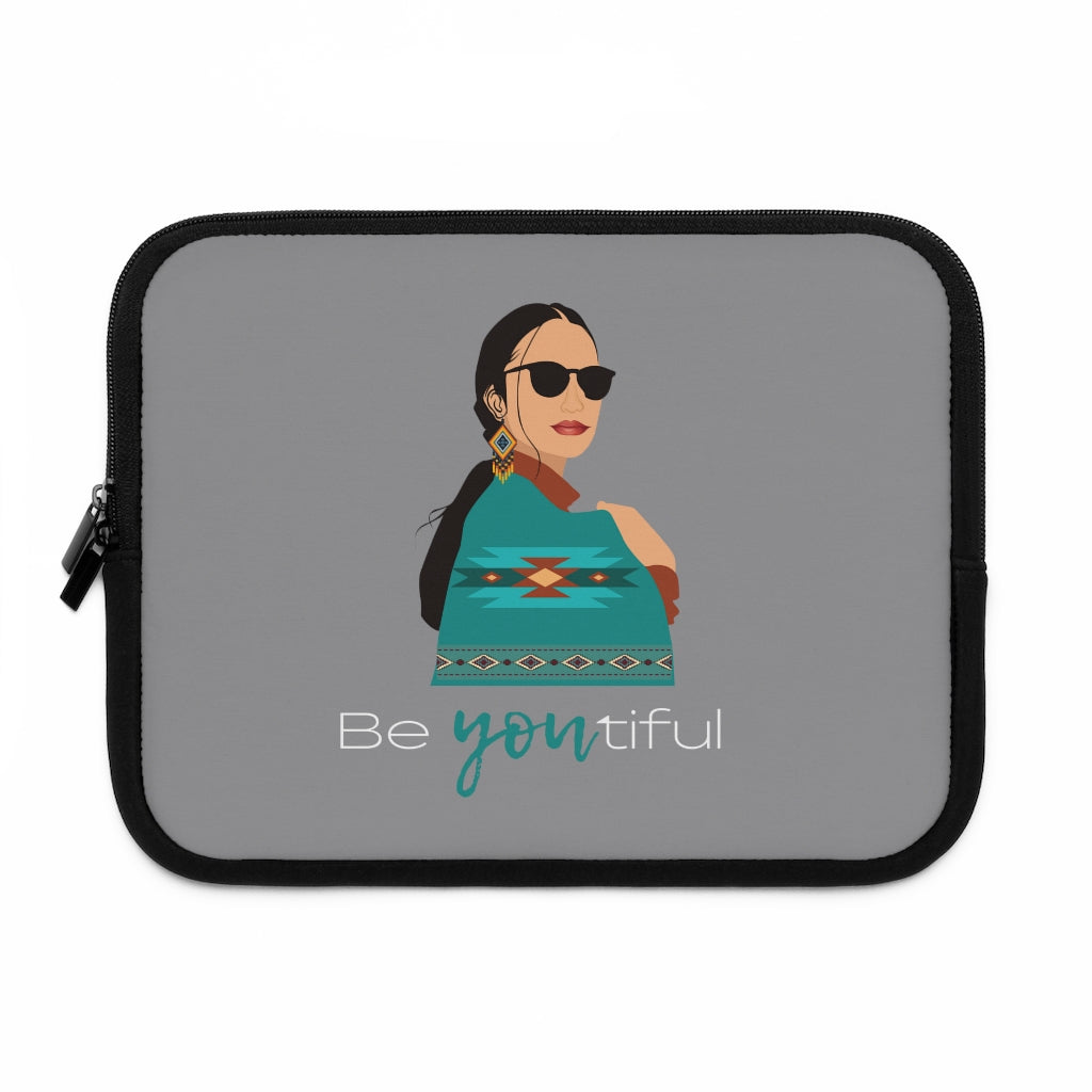 Bria Katherine Native American Girl Laptop Sleeve