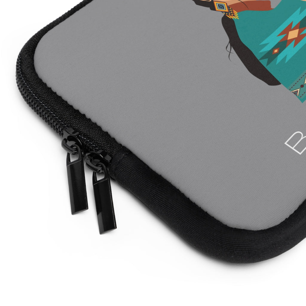 Bria Katherine Native American Girl Laptop Sleeve