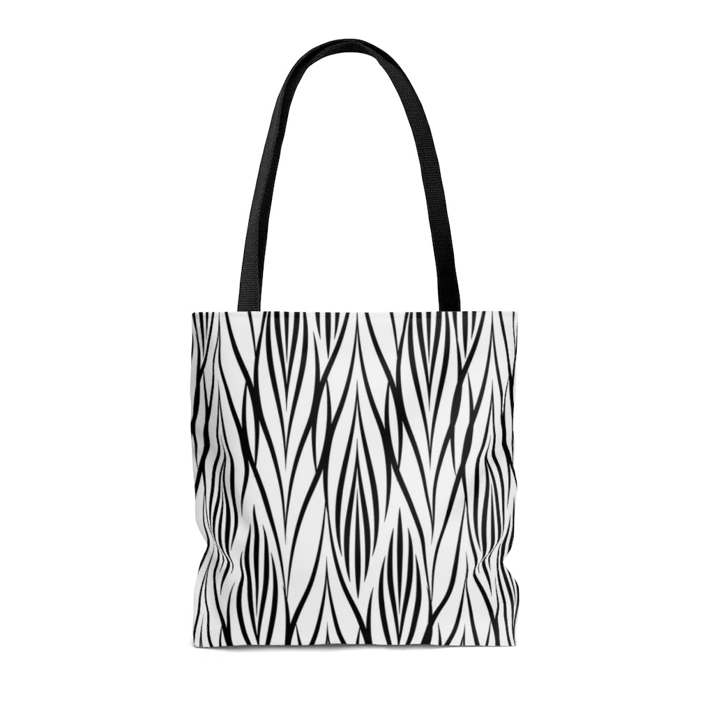 Bria Katherine Black & White Tote