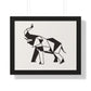 Bria Katherine Framed Horizontal Elephant Poster