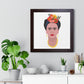 Bria Katherine Framed  Frida Kahlo Vertical Poster