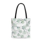 Bria Katherine Green Leaf Print Tote