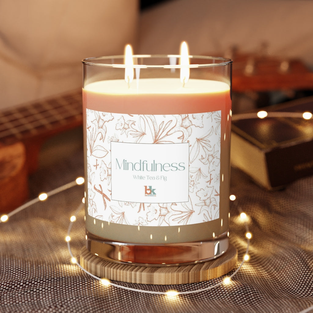 Seventh Avenue  Apothecary White Tea & Fig Scented Candle - Full Glass, 11oz