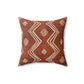 Bria Katherine Faux Suede Decorative Square Pillow