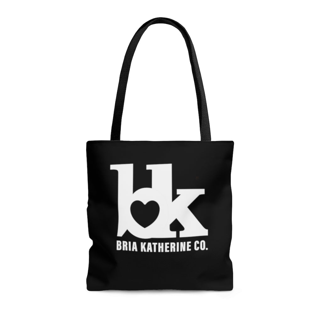 Bria Katherine White Logo Tote