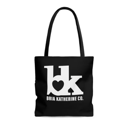 Bria Katherine White Logo Tote