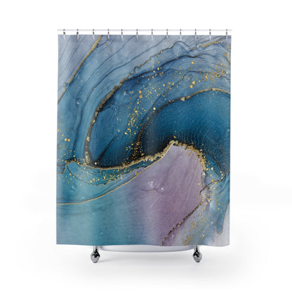 Bria Katherine  Abstract Water Shower Curtain