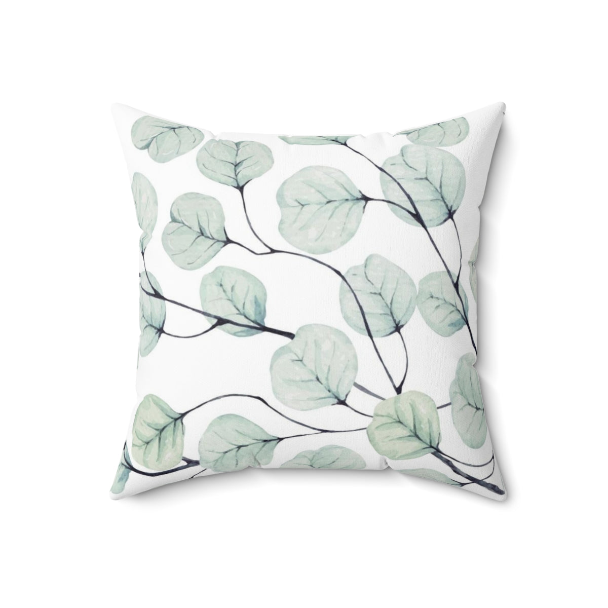 Bria Katherine Decorative  Leaf Print Pillow