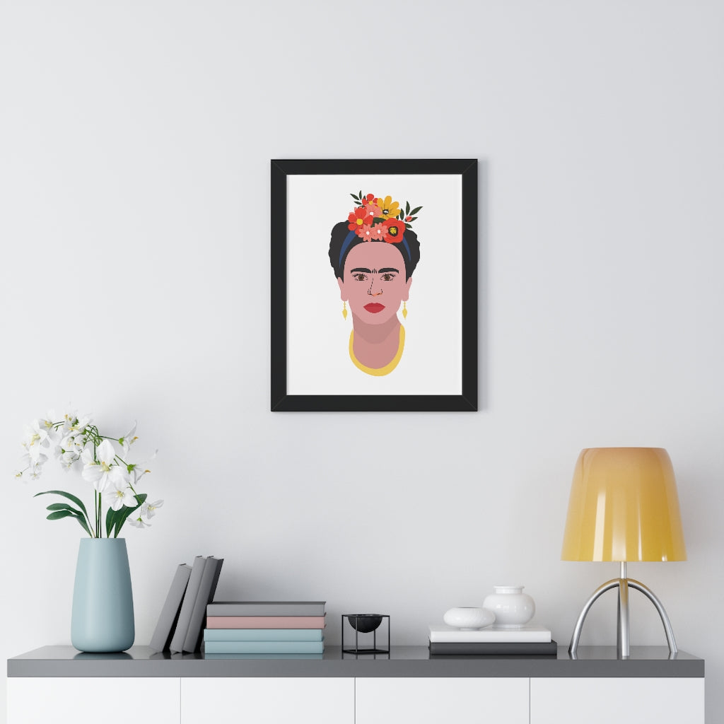 Bria Katherine Framed  Frida Kahlo Vertical Poster