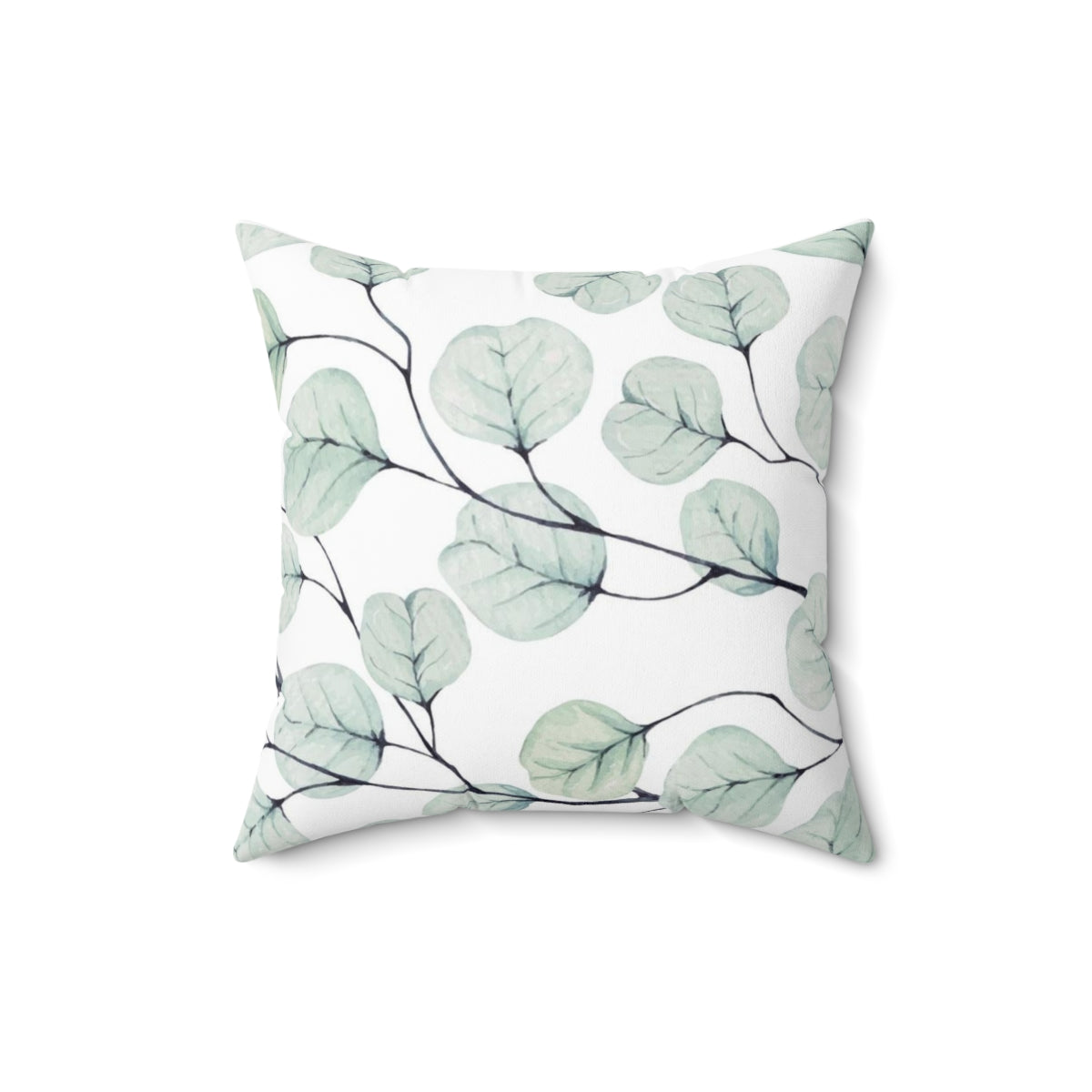 Bria Katherine Decorative  Leaf Print Pillow