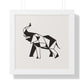 Bria Katherine Framed Horizontal Elephant Poster