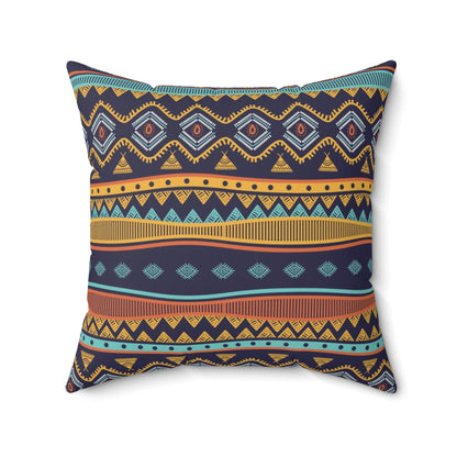 Bria Katherine Decorative Tribal Print Square Pillow