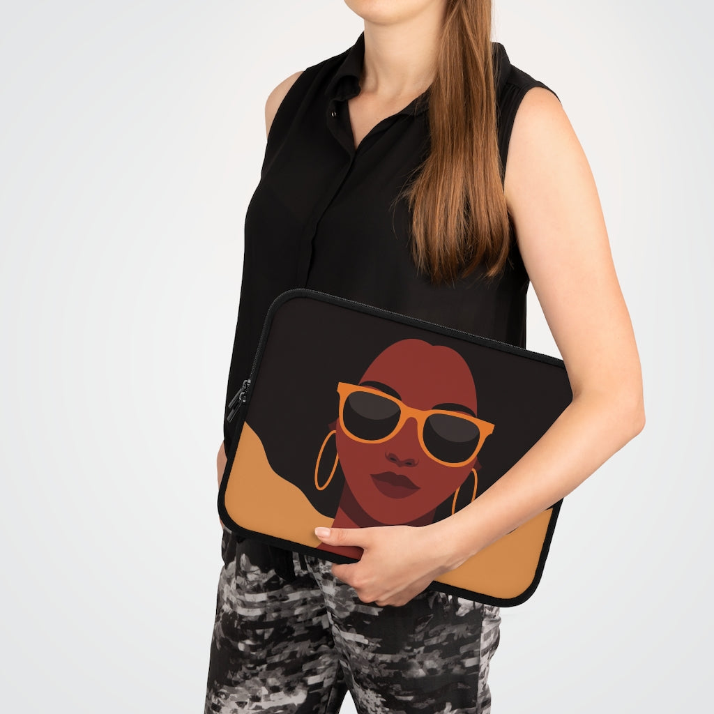 Bria Katherine Black Girl Laptop Sleeve