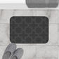 Bria Katherine Black Decorative Print Bath Mat