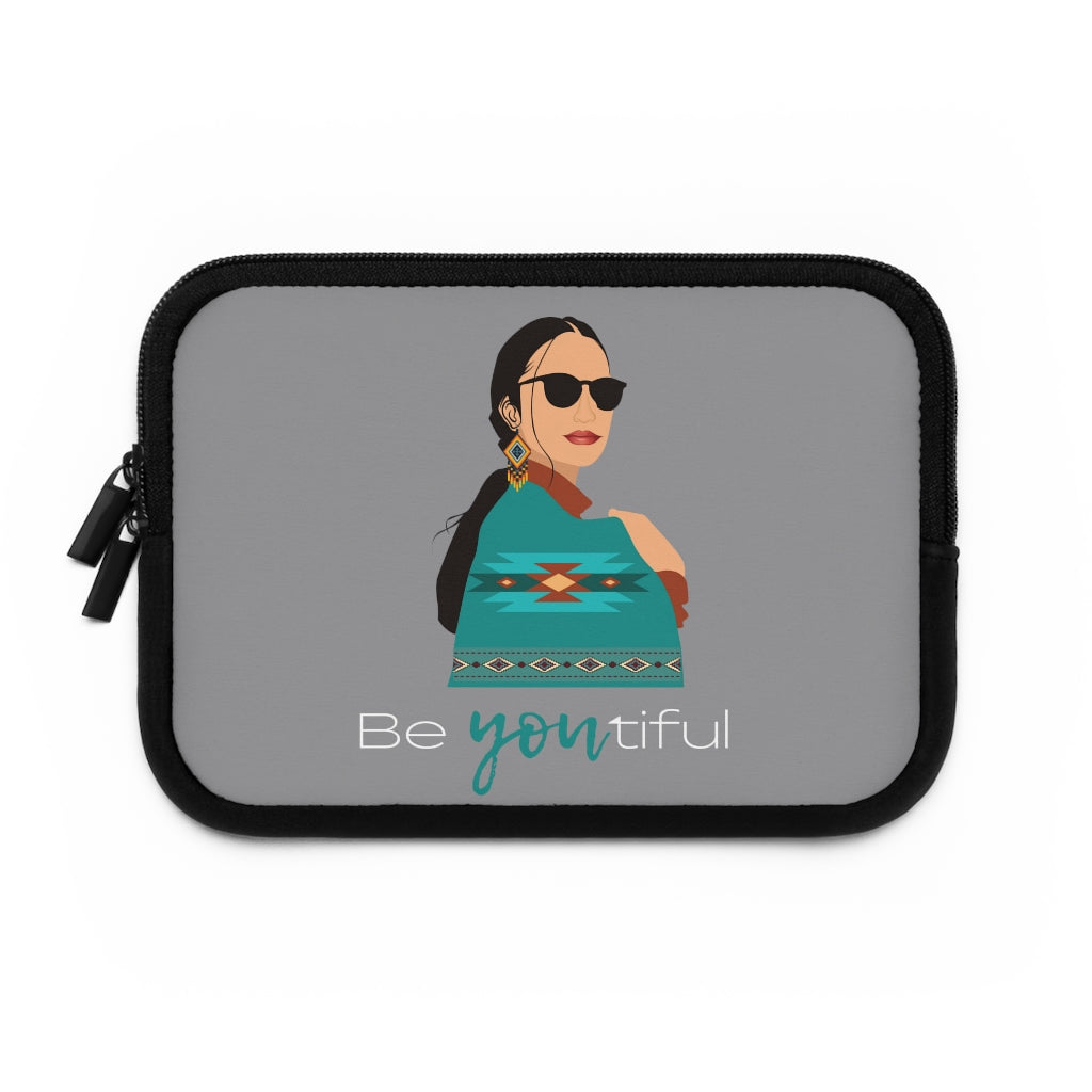 Bria Katherine Native American Girl Laptop Sleeve