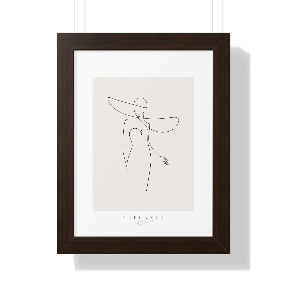 Bria Katherine Elegance Framed Vertical Poster