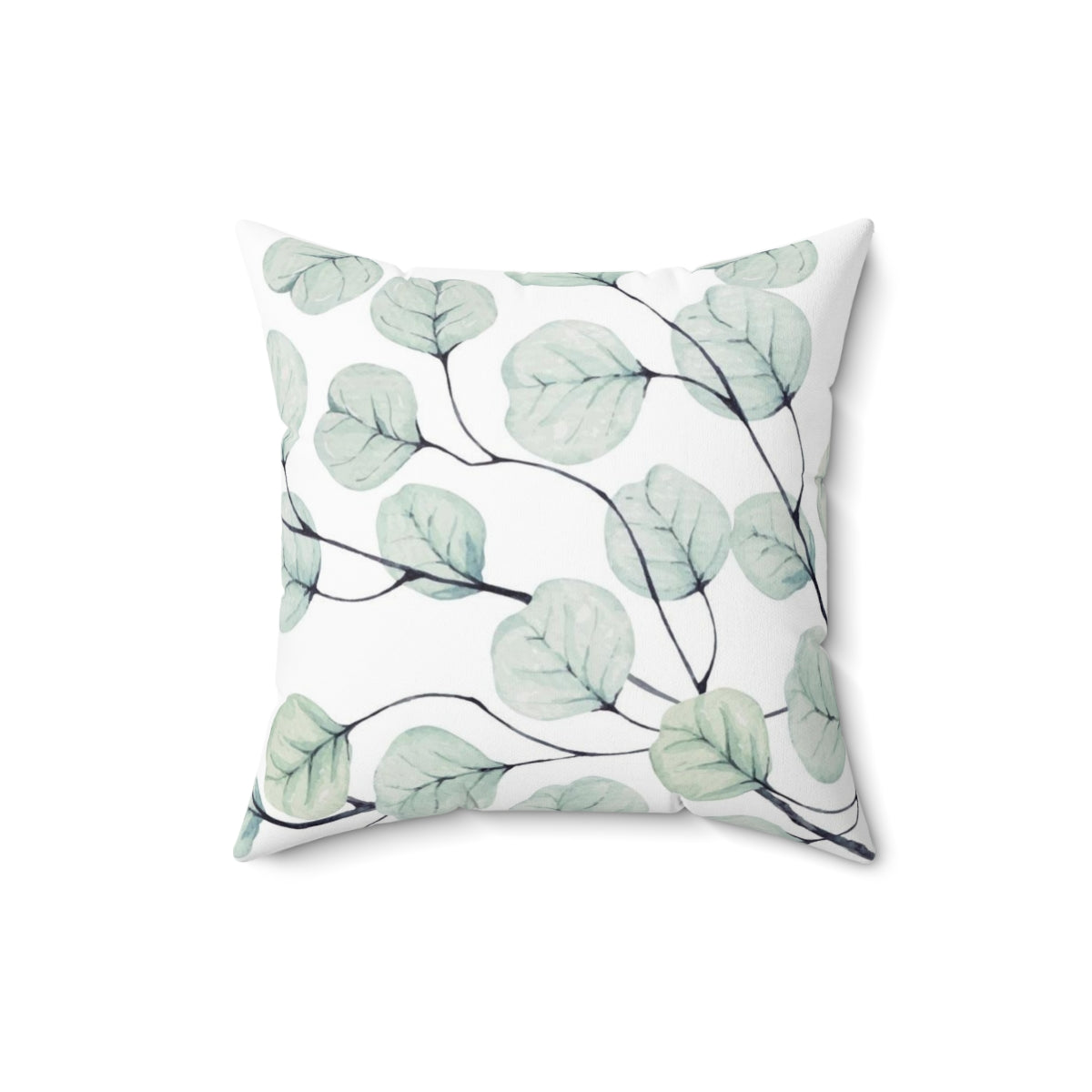 Bria Katherine Decorative  Leaf Print Pillow