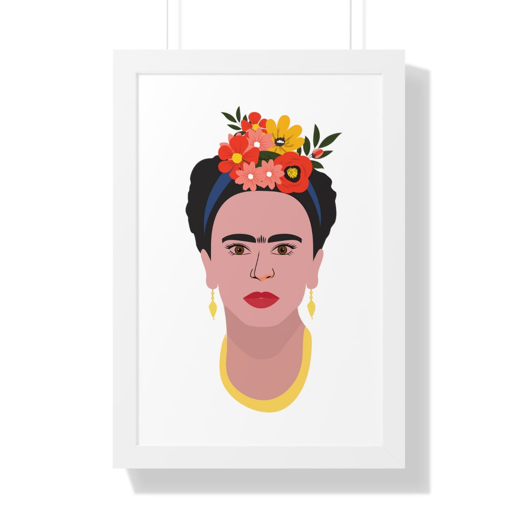 Bria Katherine Framed  Frida Kahlo Vertical Poster