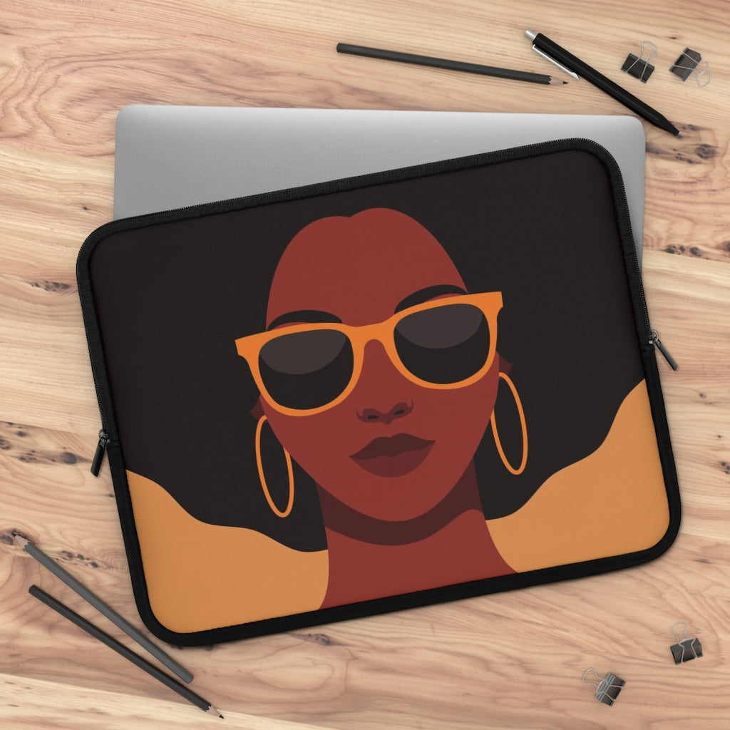 Bria Katherine Black Girl Laptop Sleeve