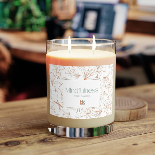 Seventh Avenue  Apothecary White Tea & Fig Scented Candle - Full Glass, 11oz