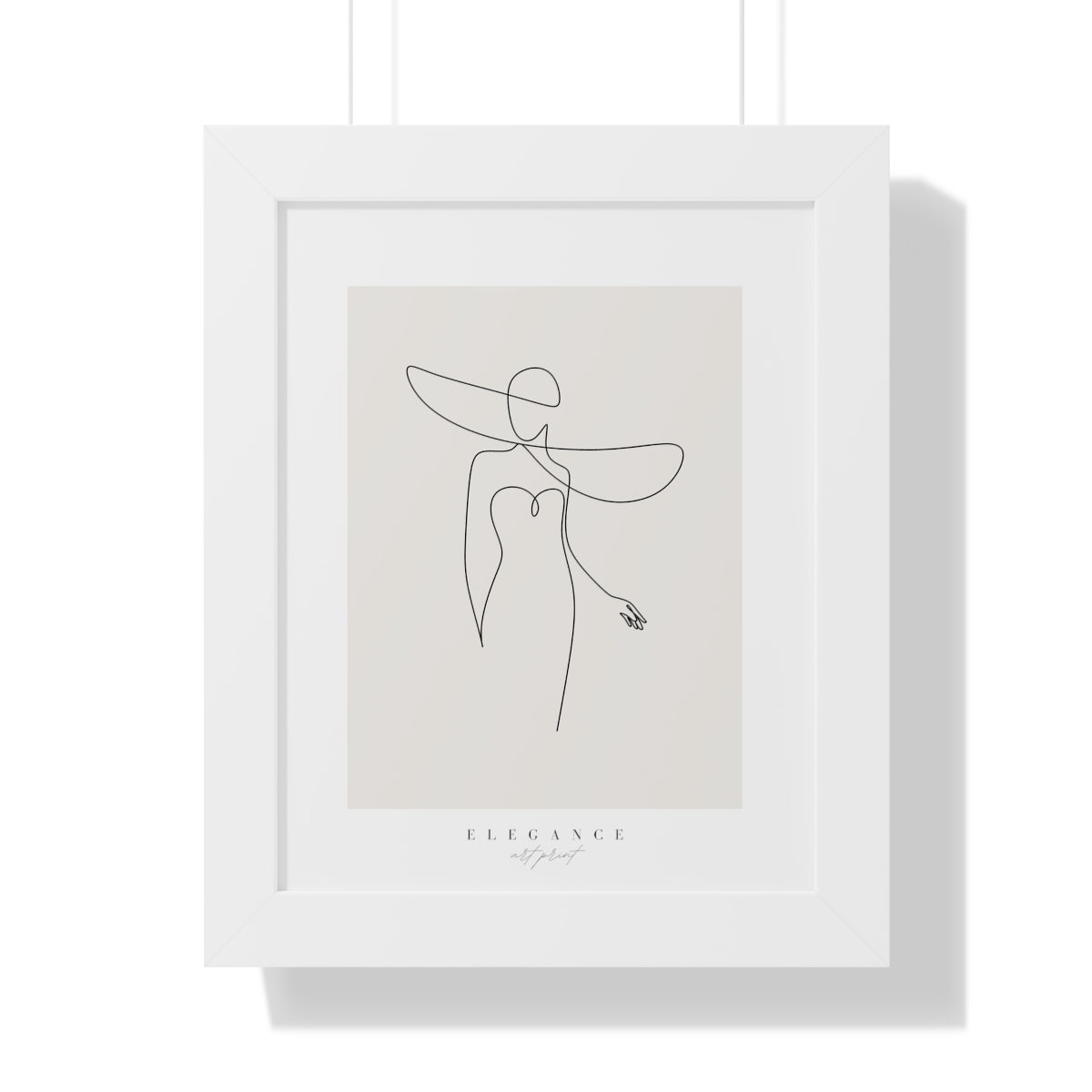 Bria Katherine Elegance Framed Vertical Poster