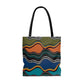 Bria Katherine  Abstract Print Tote