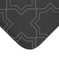 Bria Katherine Black Decorative Print Bath Mat