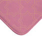 Bria Katherine Decorative Fuchsia Bath Mat