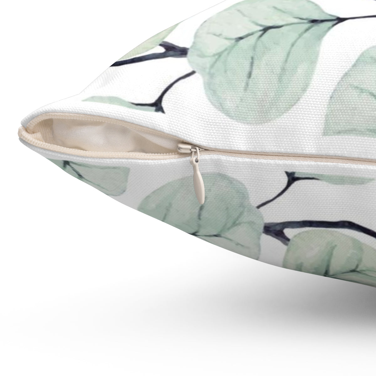 Bria Katherine Decorative  Leaf Print Pillow