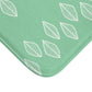 Bra Katherine Mint Green Leaf Print Bath Mat