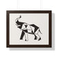 Bria Katherine Framed Horizontal Elephant Poster