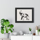 Bria Katherine Framed Horizontal Elephant Poster