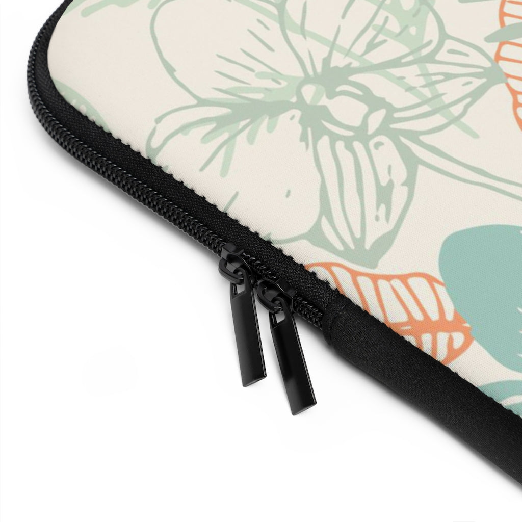 Bria Katherine Tropical Floral Print laptop and Tablet Sleeve