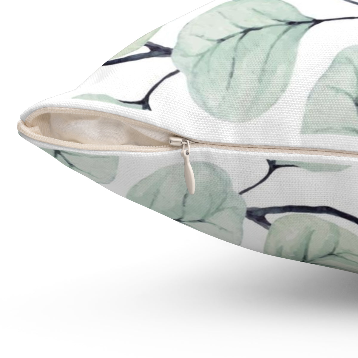 Bria Katherine Decorative  Leaf Print Pillow