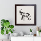 Bria Katherine Framed Horizontal Elephant Poster