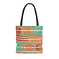 Bria Katherine Aztec Print Tote