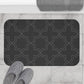 Bria Katherine Black Decorative Print Bath Mat