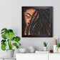 Black Woman with Braids AI Generated Art